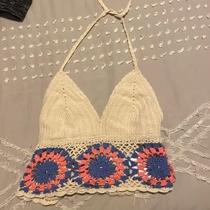 Crochet crop top